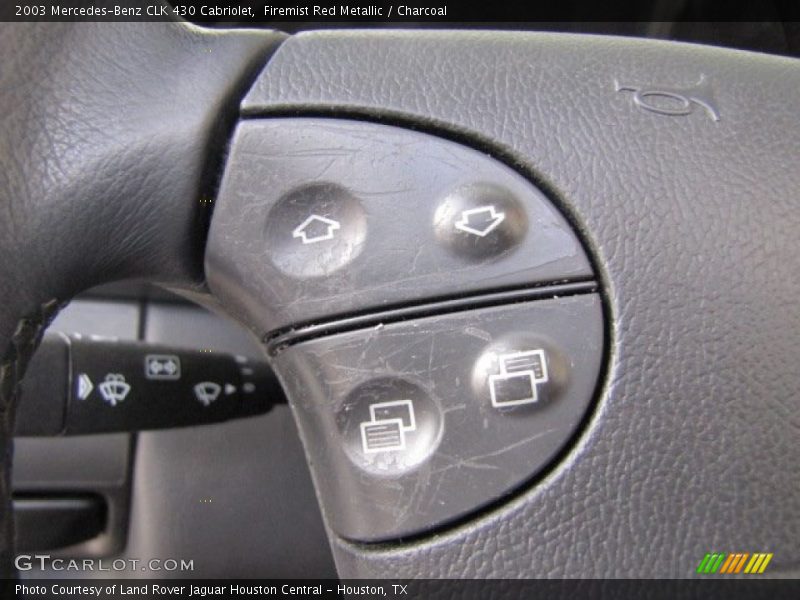 Controls of 2003 CLK 430 Cabriolet