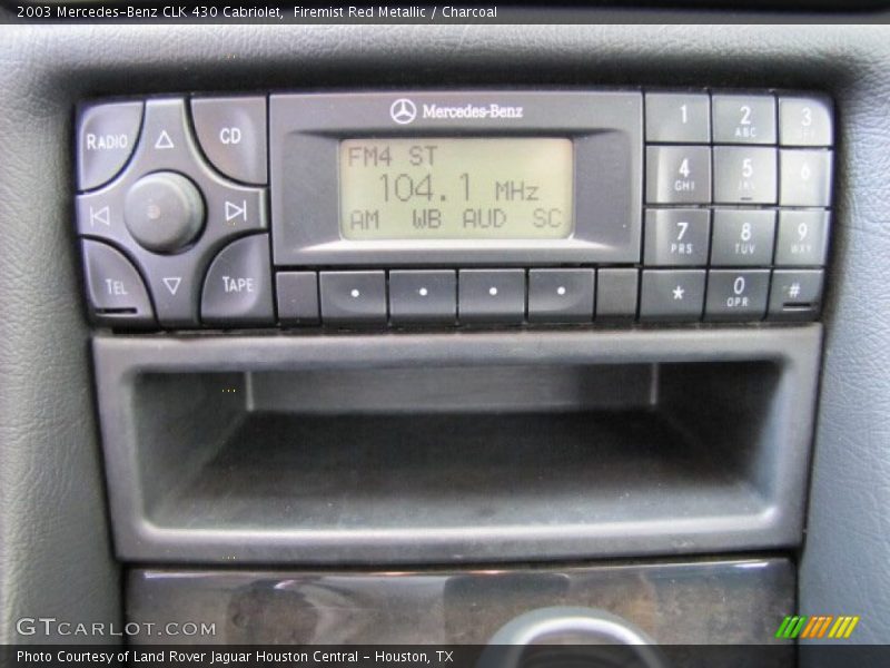 Audio System of 2003 CLK 430 Cabriolet