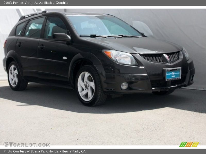 Abyss Black / Graphite 2003 Pontiac Vibe