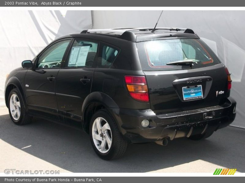 Abyss Black / Graphite 2003 Pontiac Vibe