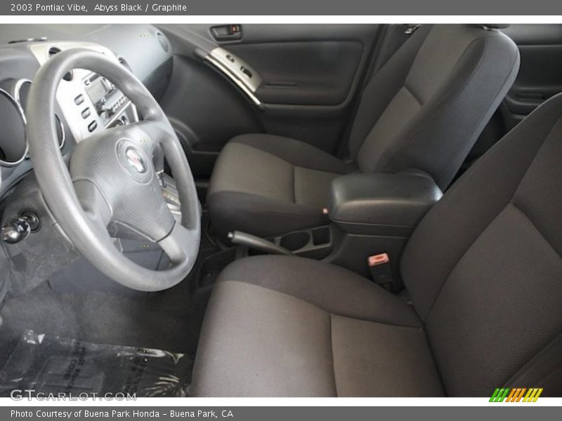 Abyss Black / Graphite 2003 Pontiac Vibe