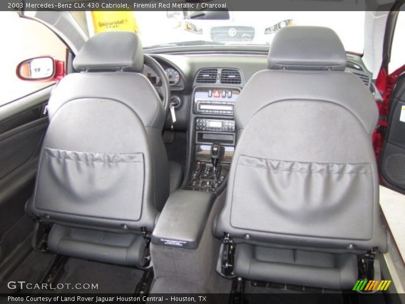 Firemist Red Metallic / Charcoal 2003 Mercedes-Benz CLK 430 Cabriolet