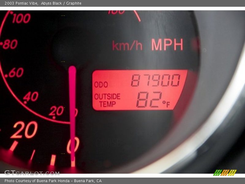 Abyss Black / Graphite 2003 Pontiac Vibe