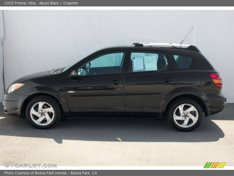 Abyss Black / Graphite 2003 Pontiac Vibe