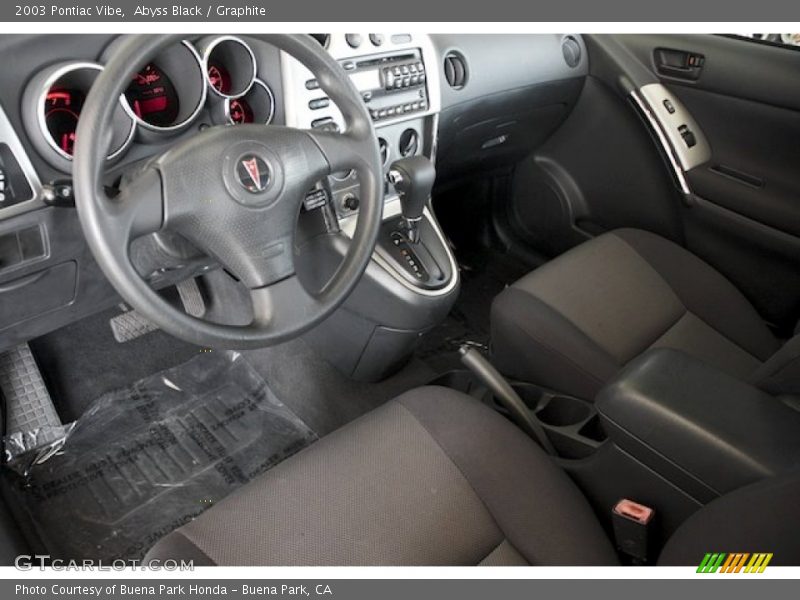 Abyss Black / Graphite 2003 Pontiac Vibe