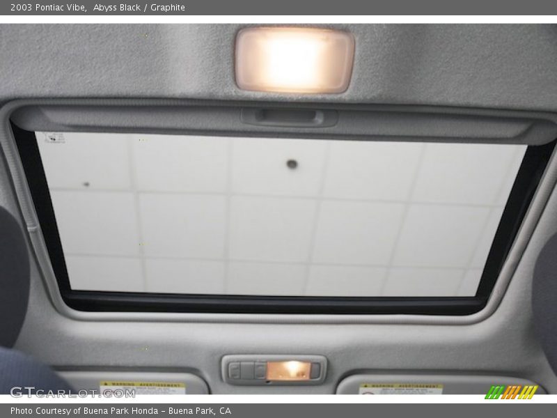 Abyss Black / Graphite 2003 Pontiac Vibe