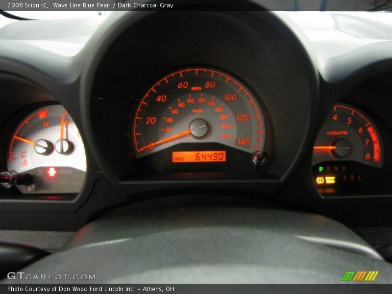 Wave Line Blue Pearl / Dark Charcoal Gray 2008 Scion tC