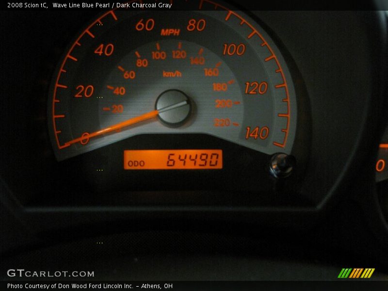 Wave Line Blue Pearl / Dark Charcoal Gray 2008 Scion tC