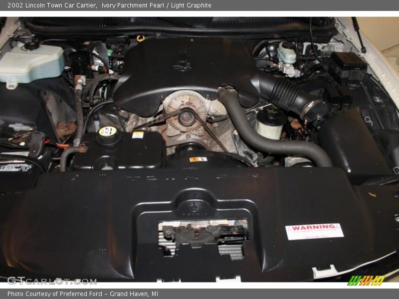 Ivory Parchment Pearl / Light Graphite 2002 Lincoln Town Car Cartier