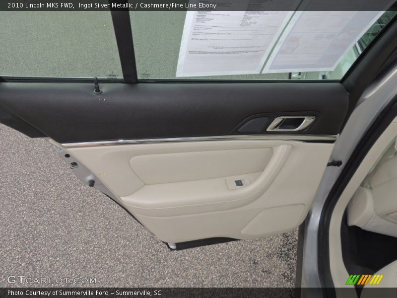 Ingot Silver Metallic / Cashmere/Fine Line Ebony 2010 Lincoln MKS FWD