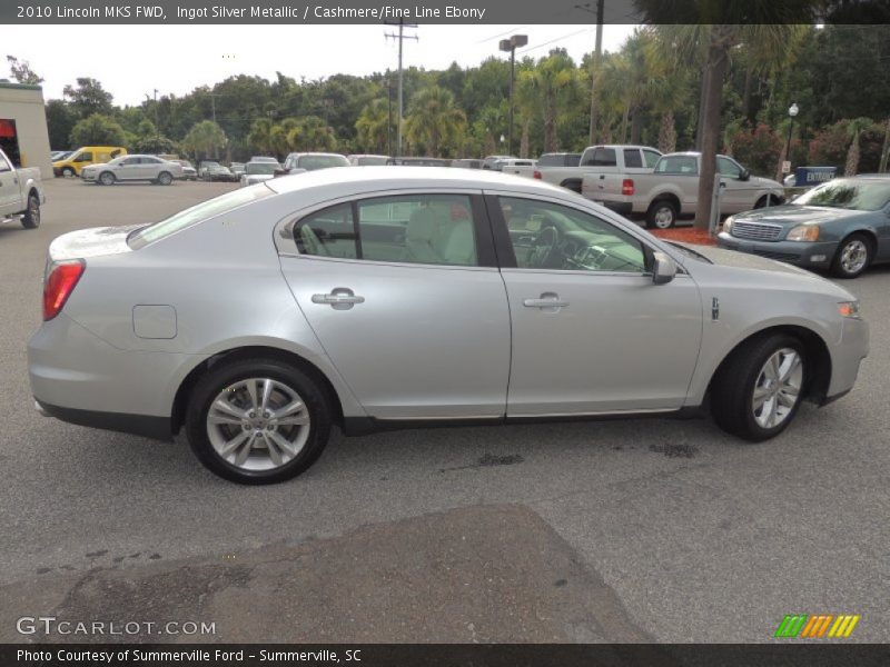 Ingot Silver Metallic / Cashmere/Fine Line Ebony 2010 Lincoln MKS FWD