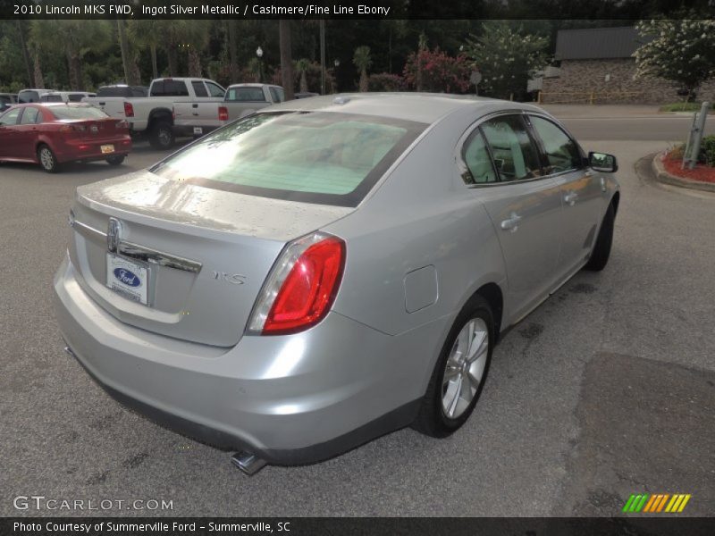 Ingot Silver Metallic / Cashmere/Fine Line Ebony 2010 Lincoln MKS FWD