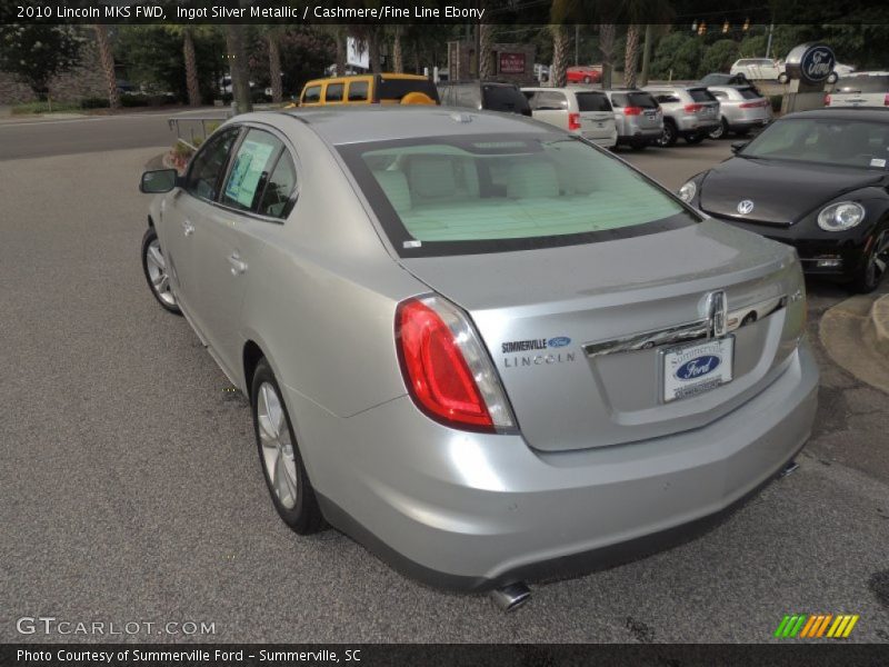 Ingot Silver Metallic / Cashmere/Fine Line Ebony 2010 Lincoln MKS FWD