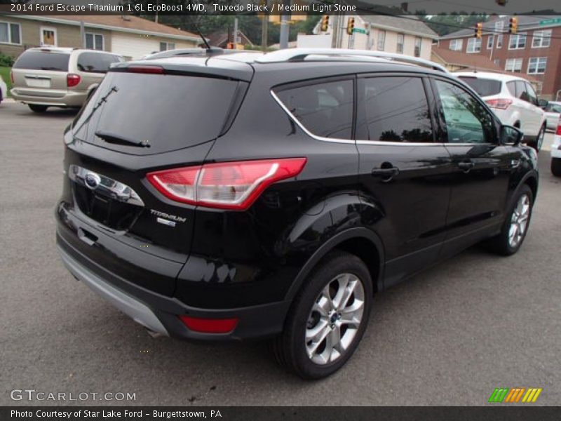 Tuxedo Black / Medium Light Stone 2014 Ford Escape Titanium 1.6L EcoBoost 4WD