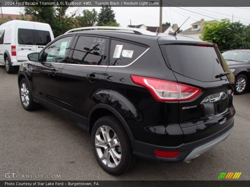 Tuxedo Black / Medium Light Stone 2014 Ford Escape Titanium 1.6L EcoBoost 4WD