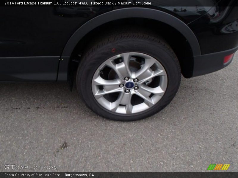 Tuxedo Black / Medium Light Stone 2014 Ford Escape Titanium 1.6L EcoBoost 4WD