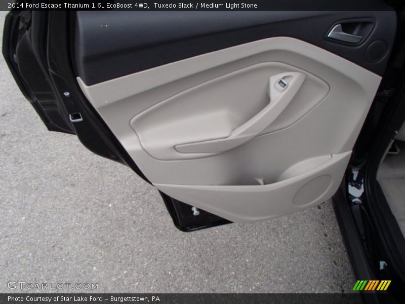 Tuxedo Black / Medium Light Stone 2014 Ford Escape Titanium 1.6L EcoBoost 4WD