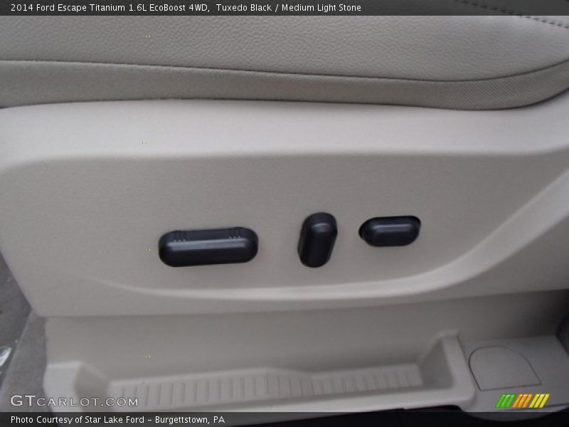 Tuxedo Black / Medium Light Stone 2014 Ford Escape Titanium 1.6L EcoBoost 4WD