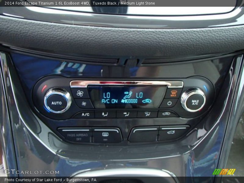 Tuxedo Black / Medium Light Stone 2014 Ford Escape Titanium 1.6L EcoBoost 4WD