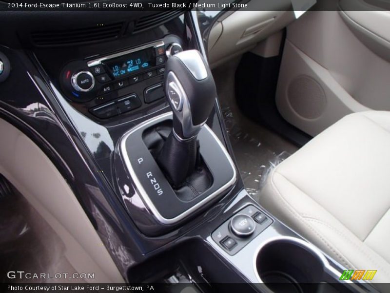 Tuxedo Black / Medium Light Stone 2014 Ford Escape Titanium 1.6L EcoBoost 4WD