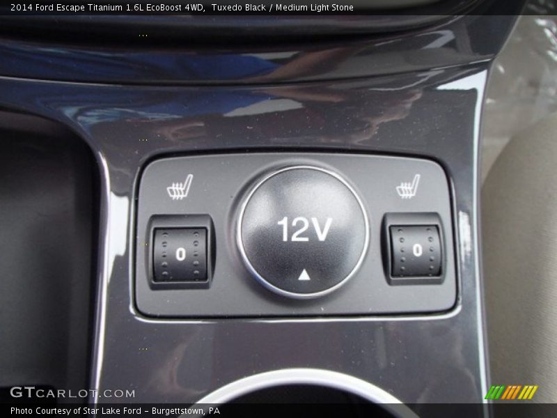 Tuxedo Black / Medium Light Stone 2014 Ford Escape Titanium 1.6L EcoBoost 4WD
