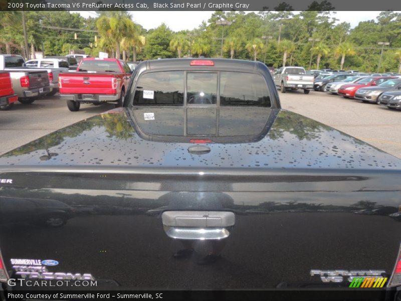 Black Sand Pearl / Graphite Gray 2009 Toyota Tacoma V6 PreRunner Access Cab