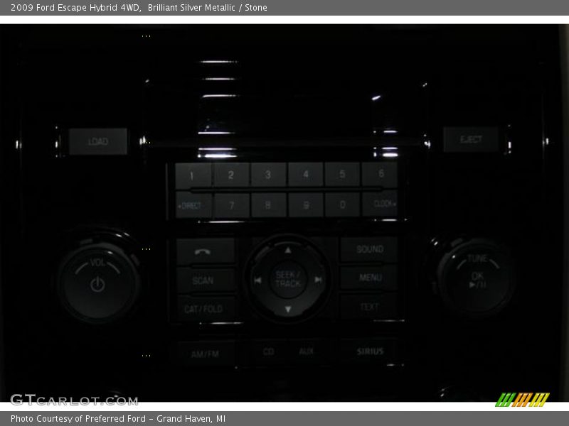 Brilliant Silver Metallic / Stone 2009 Ford Escape Hybrid 4WD