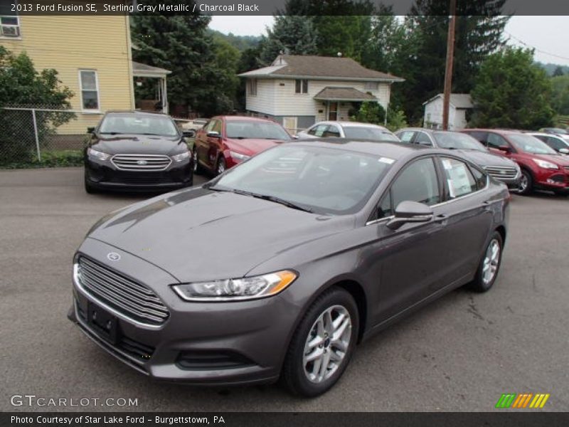 Sterling Gray Metallic / Charcoal Black 2013 Ford Fusion SE