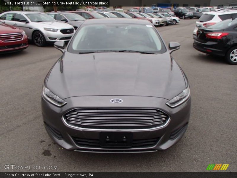 Sterling Gray Metallic / Charcoal Black 2013 Ford Fusion SE