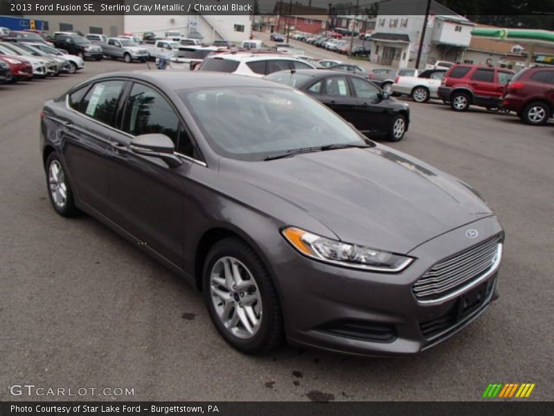 Sterling Gray Metallic / Charcoal Black 2013 Ford Fusion SE