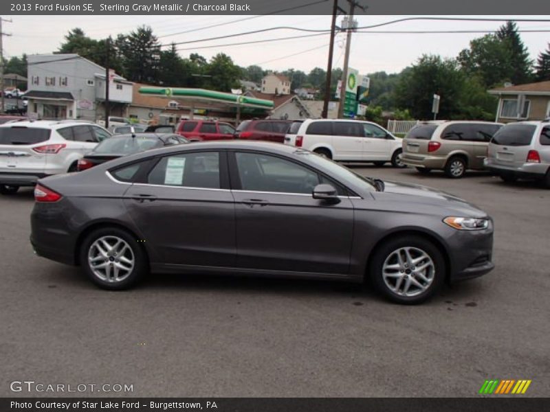 Sterling Gray Metallic / Charcoal Black 2013 Ford Fusion SE