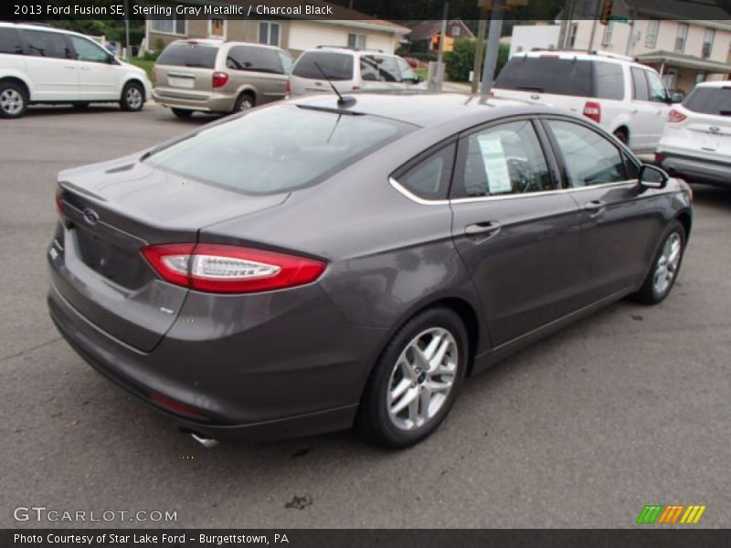 Sterling Gray Metallic / Charcoal Black 2013 Ford Fusion SE