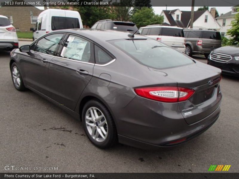 Sterling Gray Metallic / Charcoal Black 2013 Ford Fusion SE