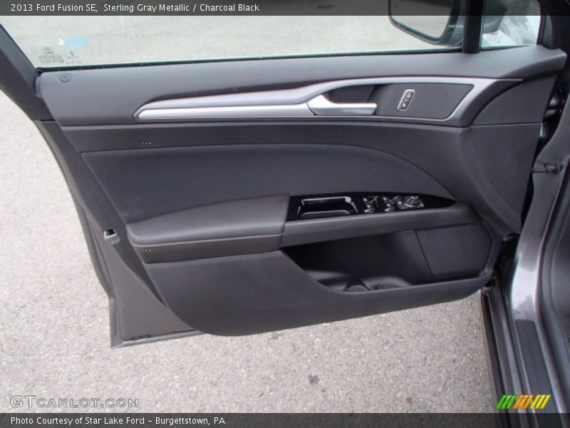 Sterling Gray Metallic / Charcoal Black 2013 Ford Fusion SE