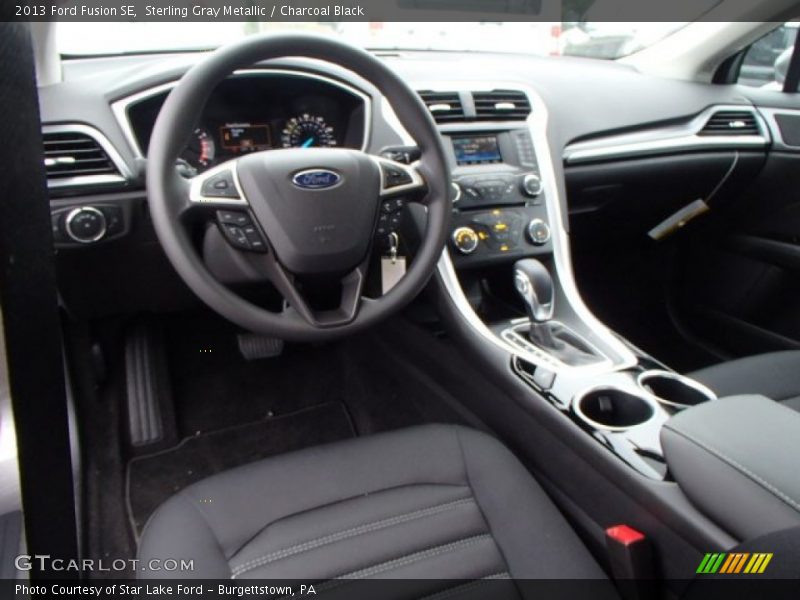 Sterling Gray Metallic / Charcoal Black 2013 Ford Fusion SE