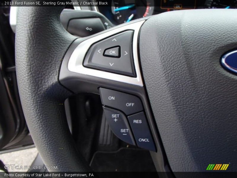 Sterling Gray Metallic / Charcoal Black 2013 Ford Fusion SE