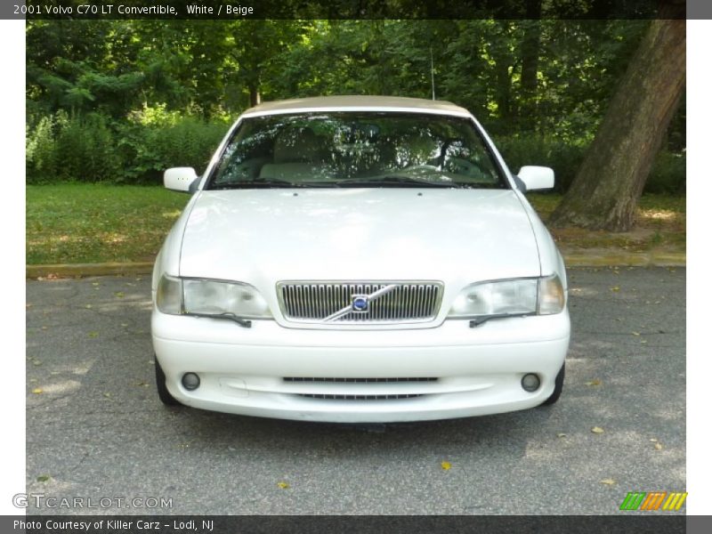 White / Beige 2001 Volvo C70 LT Convertible