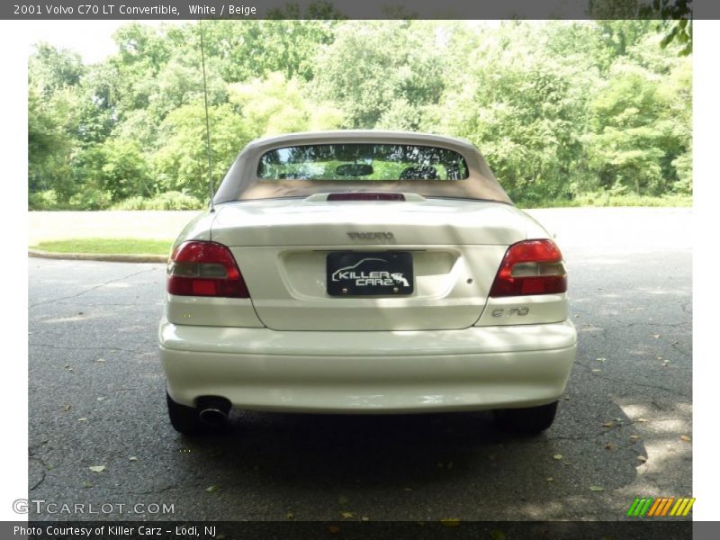 White / Beige 2001 Volvo C70 LT Convertible