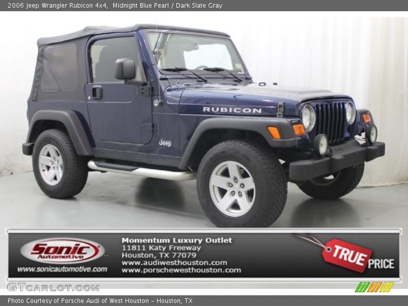 Midnight Blue Pearl / Dark Slate Gray 2006 Jeep Wrangler Rubicon 4x4