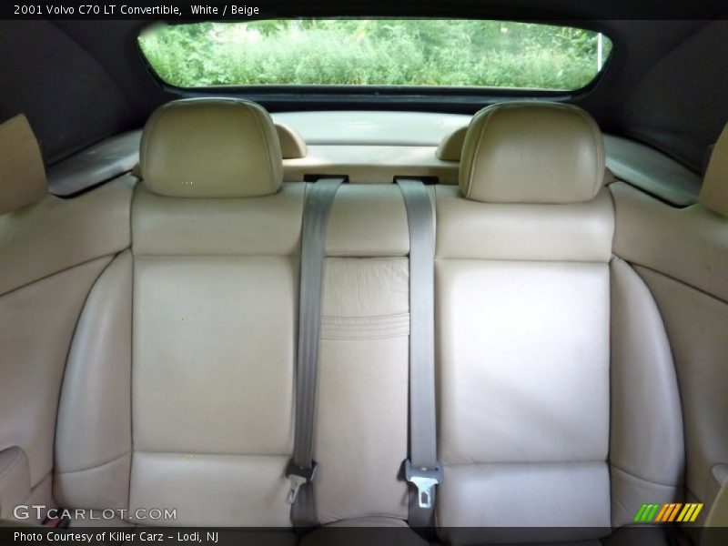 Rear Seat of 2001 C70 LT Convertible