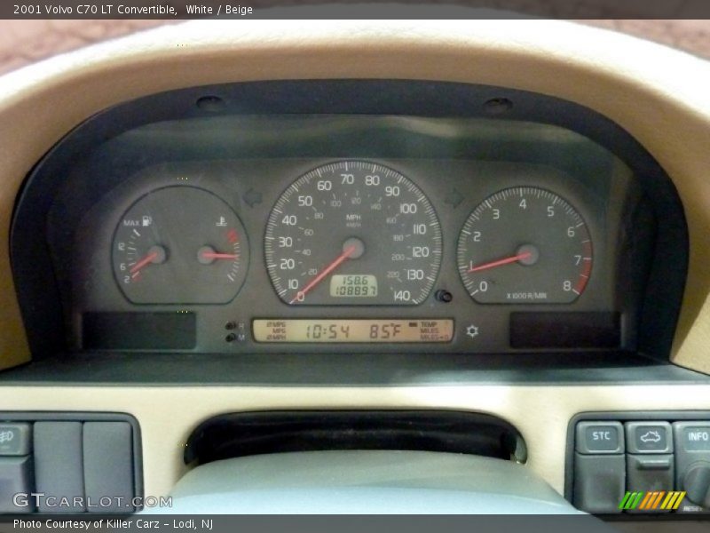  2001 C70 LT Convertible LT Convertible Gauges