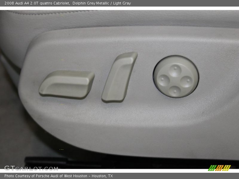 Dolphin Grey Metallic / Light Gray 2008 Audi A4 2.0T quattro Cabriolet