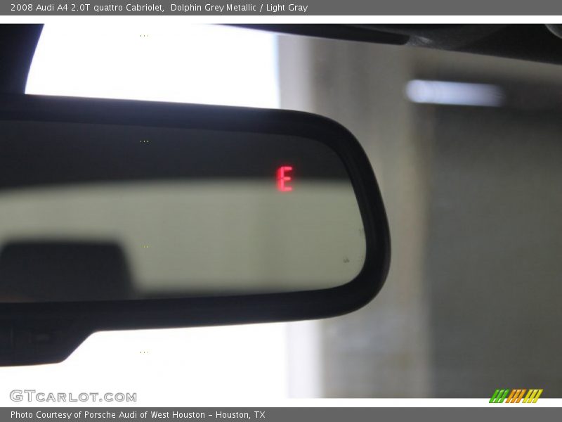 Dolphin Grey Metallic / Light Gray 2008 Audi A4 2.0T quattro Cabriolet