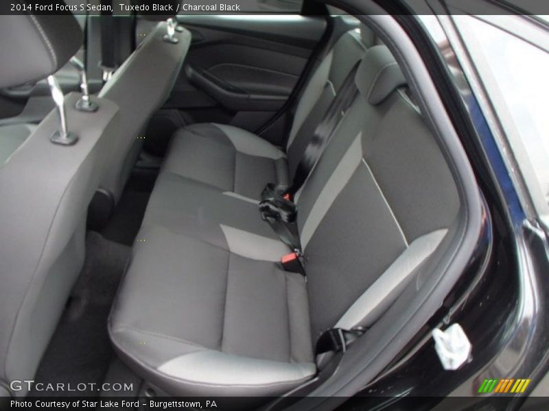 Rear Seat of 2014 Focus S Sedan