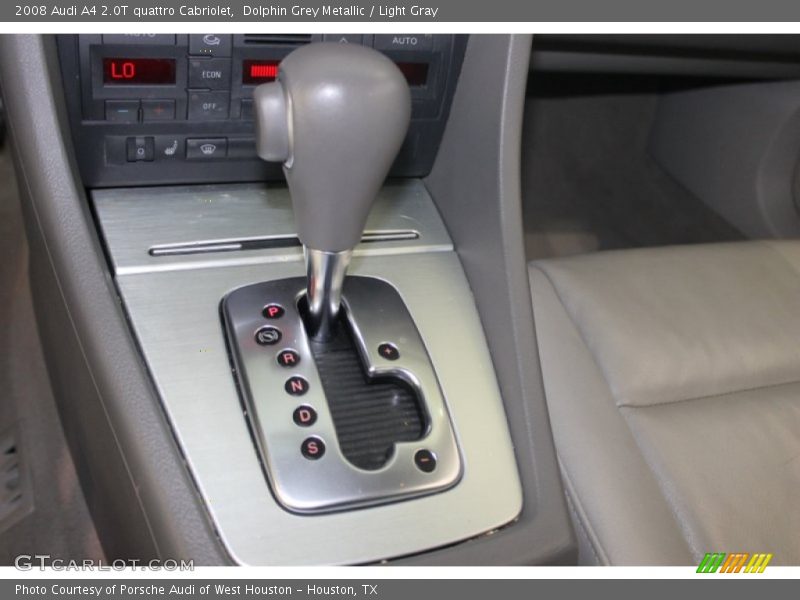 Dolphin Grey Metallic / Light Gray 2008 Audi A4 2.0T quattro Cabriolet