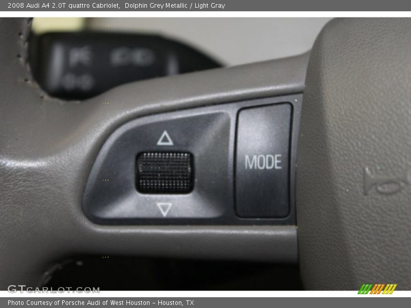 Dolphin Grey Metallic / Light Gray 2008 Audi A4 2.0T quattro Cabriolet
