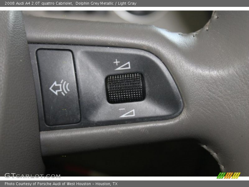 Dolphin Grey Metallic / Light Gray 2008 Audi A4 2.0T quattro Cabriolet