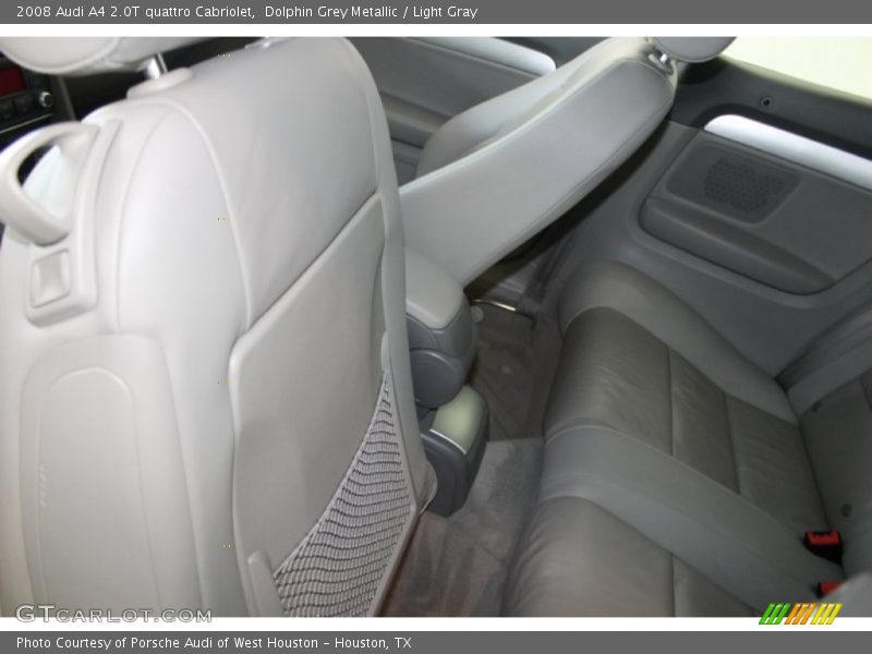 Dolphin Grey Metallic / Light Gray 2008 Audi A4 2.0T quattro Cabriolet
