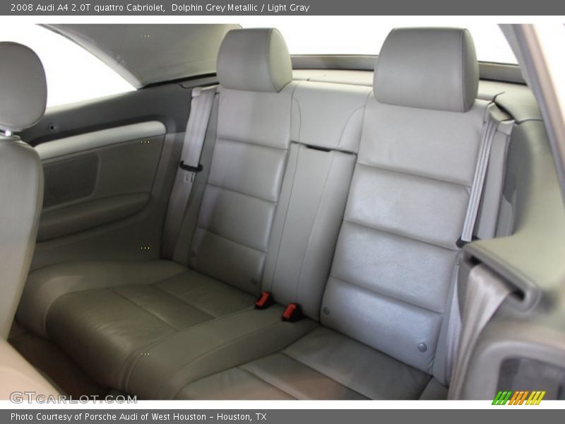 Dolphin Grey Metallic / Light Gray 2008 Audi A4 2.0T quattro Cabriolet