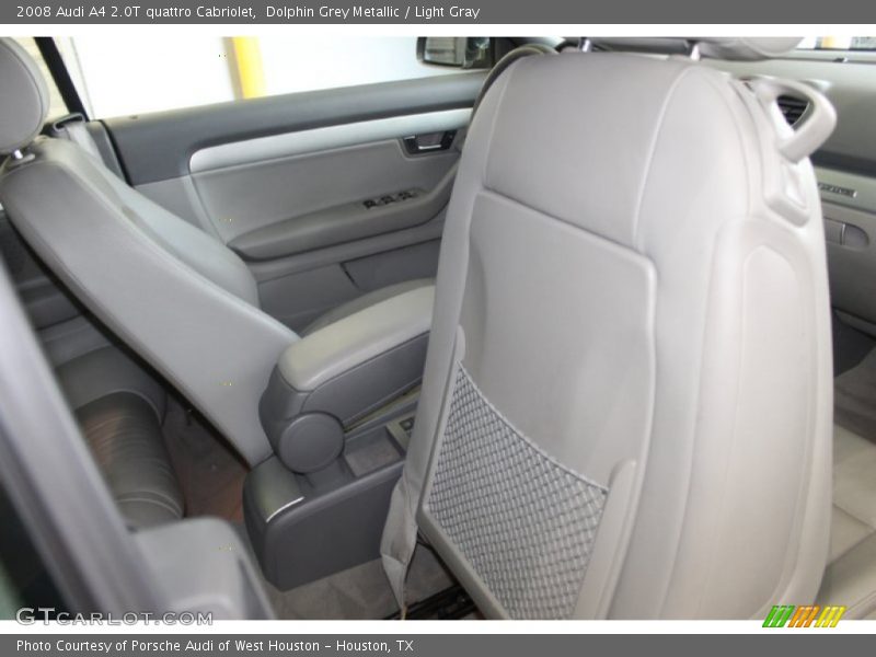Dolphin Grey Metallic / Light Gray 2008 Audi A4 2.0T quattro Cabriolet